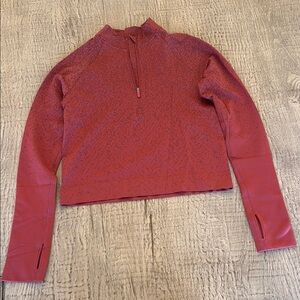 Lululemon Jacket Women’s Rest Less Cropped 1/2 Zip Long Sleeves